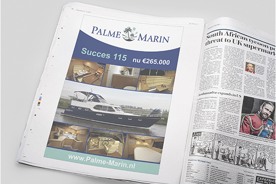 reclame-palmemarine-a4-advertentie-zomer-overzicht