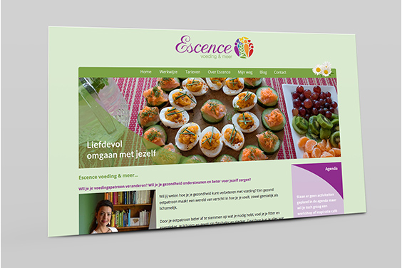 website-escence-overzicht