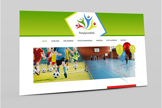 website-partysports4kidz-overzicht