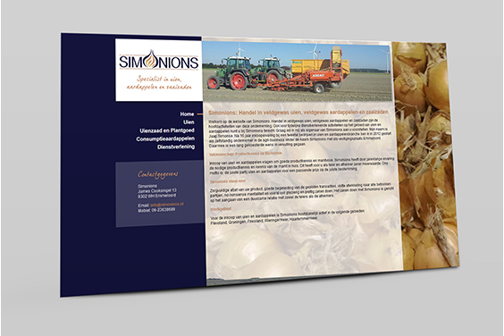 website-simonions-overzicht